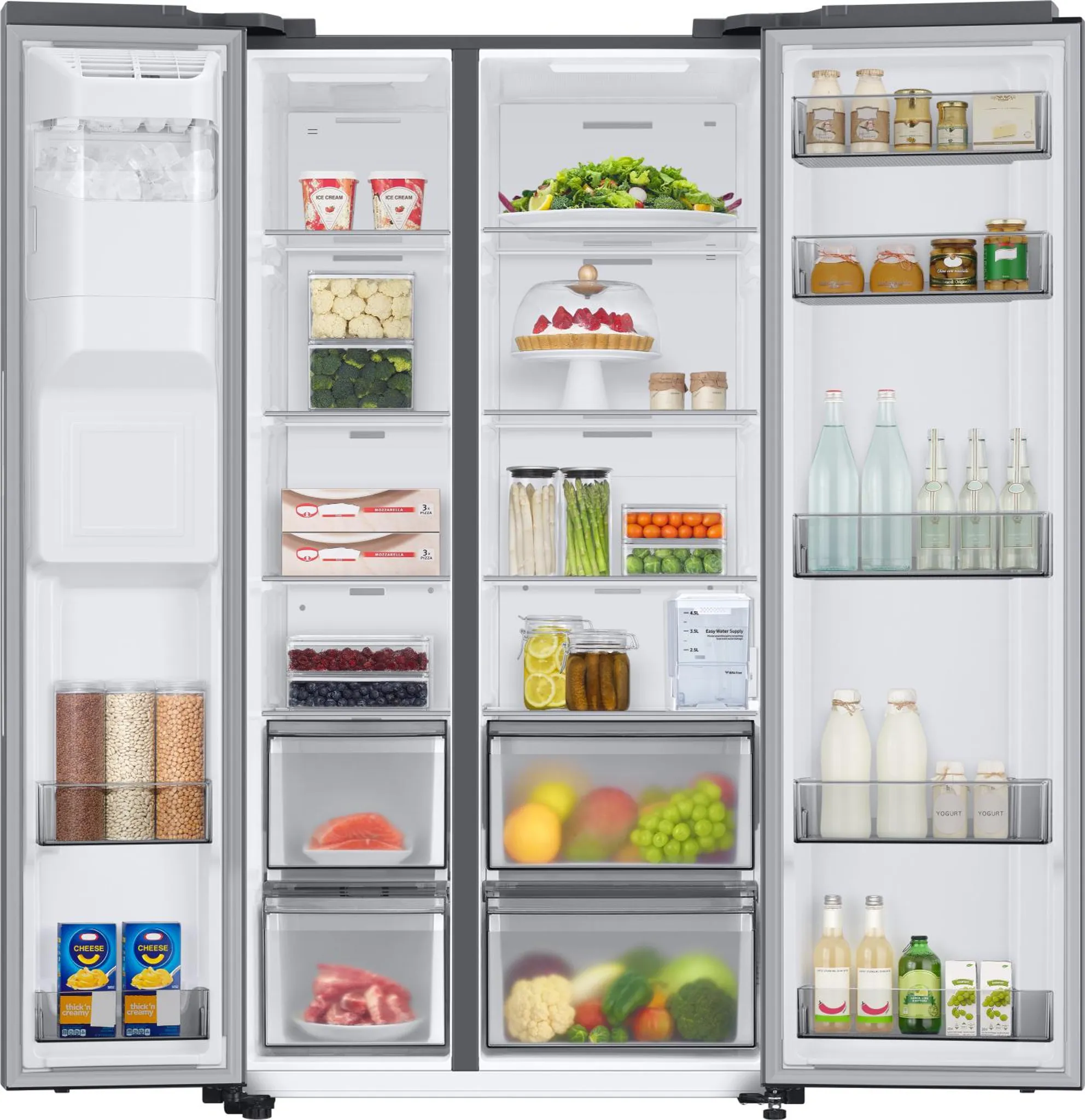 Samsung RS68CG852DS9, Inverteres NoFrost SBS hűtő víz-jégadagolóval, A++, 634 L., belső víztartály, - Image 8