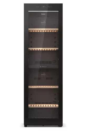 Haier HWS236GDGU1 Borhűtő, 236 palack, WiFi, LED, Kétzónás, Megfordítható ajtó, H 190 cm, Fekete - Image 7
