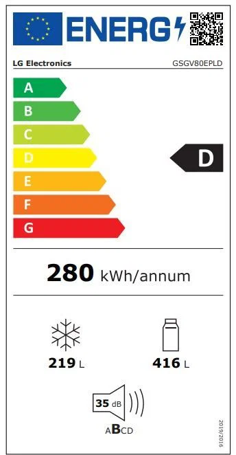 LG GSGV80EPLD InstaView™ Side-by-Side hűtő, DoorCooling⁺ᵀᴹ és ThinQ™ technológia, 635L kapacitás - Image 7