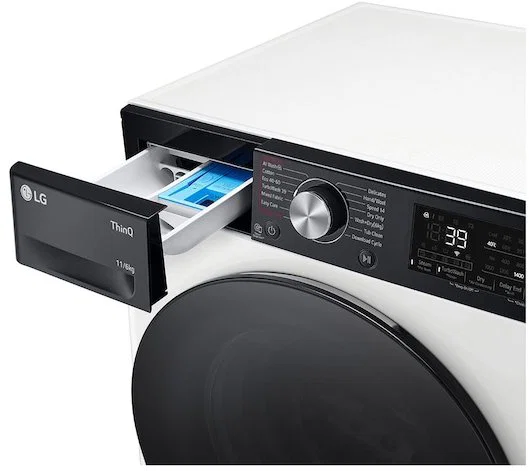 LG F4DR711S2H 11/6 kg, max. 1400 ford./perc, Gőz mosó-szárítógép, TurboWash™360, AI DD™ és WiFi funkció - Image 3
