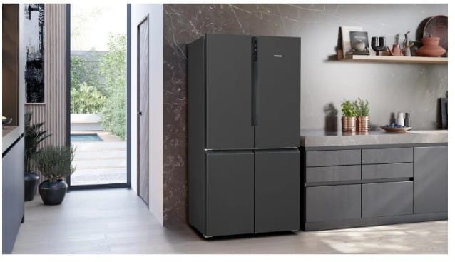 Siemens KF96NAXEA Inverteres side by side hűtőszekrény, 605L. A++, Multi Air Flow, Home Connect, hyperFresh <0°C>