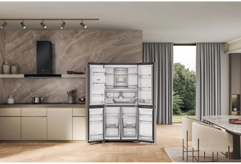 WHIRLPOOL WQ9I MO2L EF Inverteres 4-ajtós NoFrost side by side hűtő, 355/237 L.hűtő-fagyasztó, Triple No Frost rendszer, jég és víz adagoló - Image 3