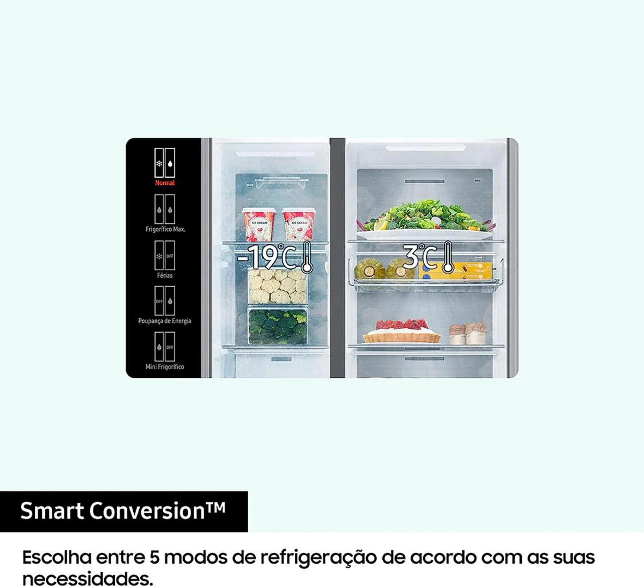 Samsung RS68CG852DS9, Inverteres NoFrost SBS hűtő víz-jégadagolóval, A++, 634 L., belső víztartály, - Image 3