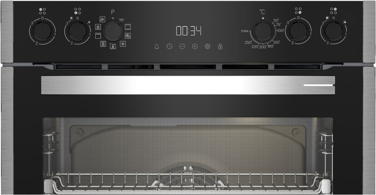 Grundig GEHM19310BMPF beépíthető sütőszett, 4 zónás kerámia főzőlap, 72 liter, katalitikus sütő öntisztítás, légkeverés - Image 7