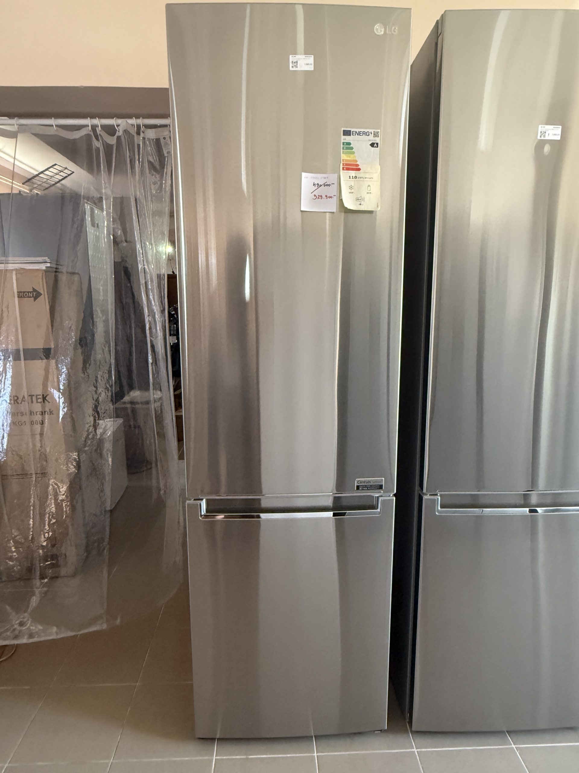 LG GBB92STBAP Inverteres NoFrost hűtő, 277l hűtő/107l fagyasztó, A-energia, Total NoFrost, Lineáris kompresszor, DoorCooling+™, FRESHConverter™ - Image 2