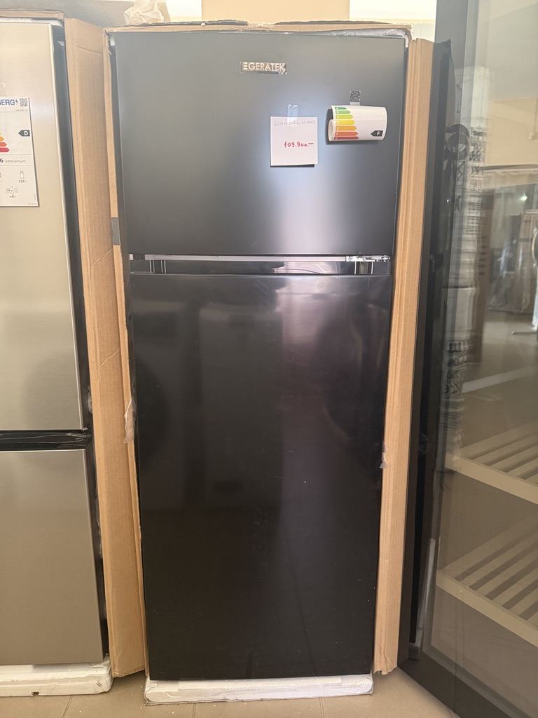 Geratek Sitka KG 1100B Kombinált felülfagyasztós hűtő 159l hűtő / 42l fagyasztó rész, A+ energia, Fekete - Image 2