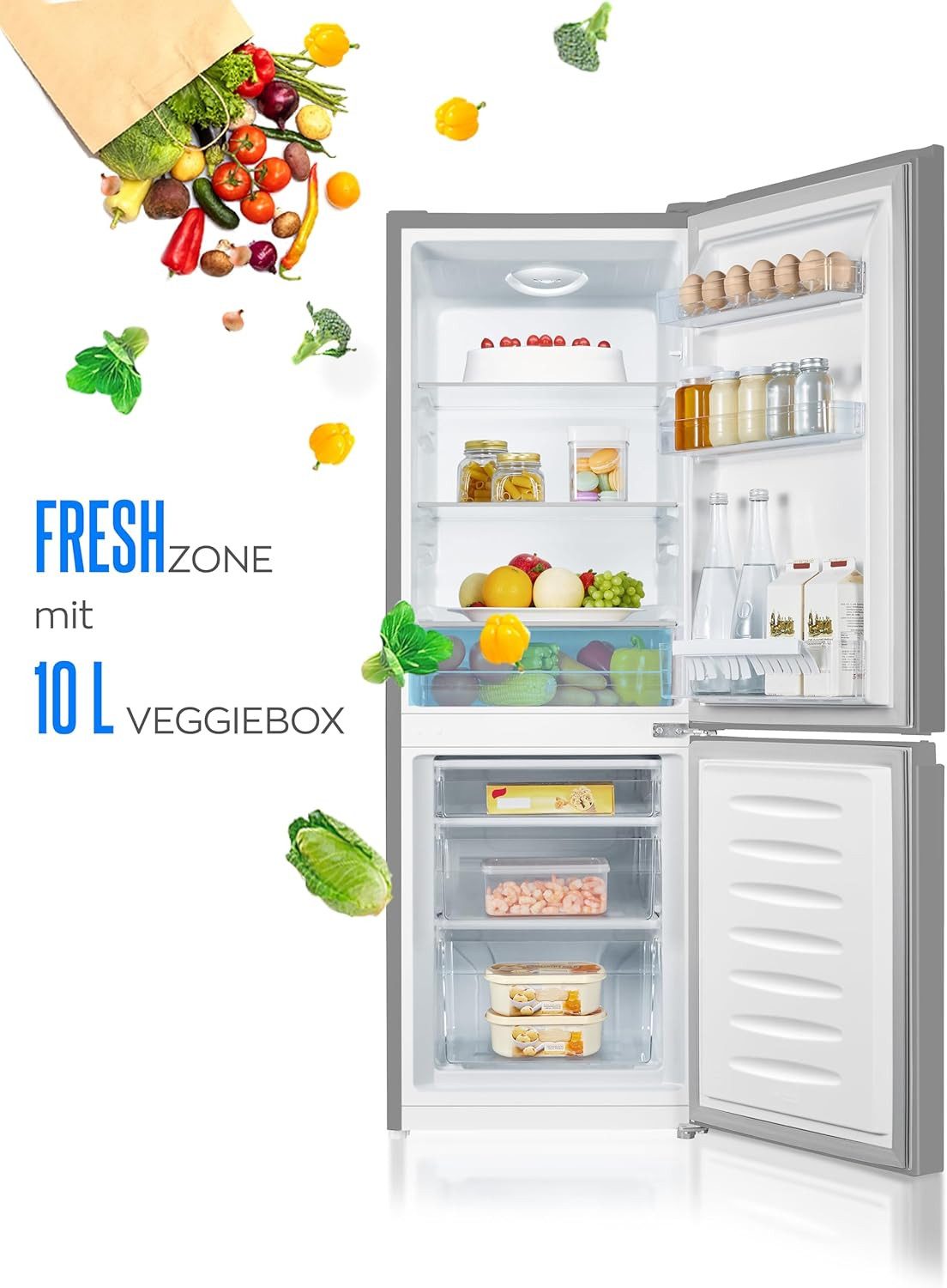 HEINRICH'S HKS 3091.1 hűtőszekrény-fagyasztó 122L./ 53L. A++ energia - Image 6