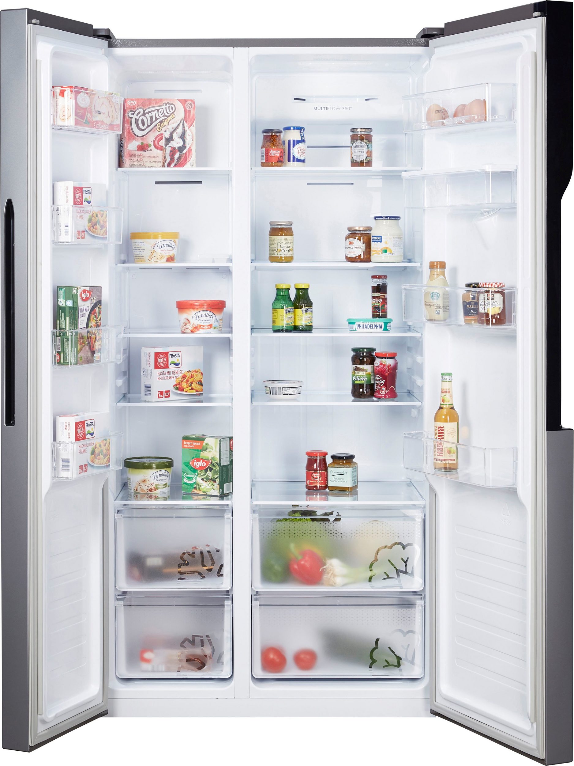 Gorenje NS9FSWD NoFrost Side by Side hűtőszekrény, A+ energia, 334l hűtőrész / 185l fagyasztórész, vízadagoló - Image 4