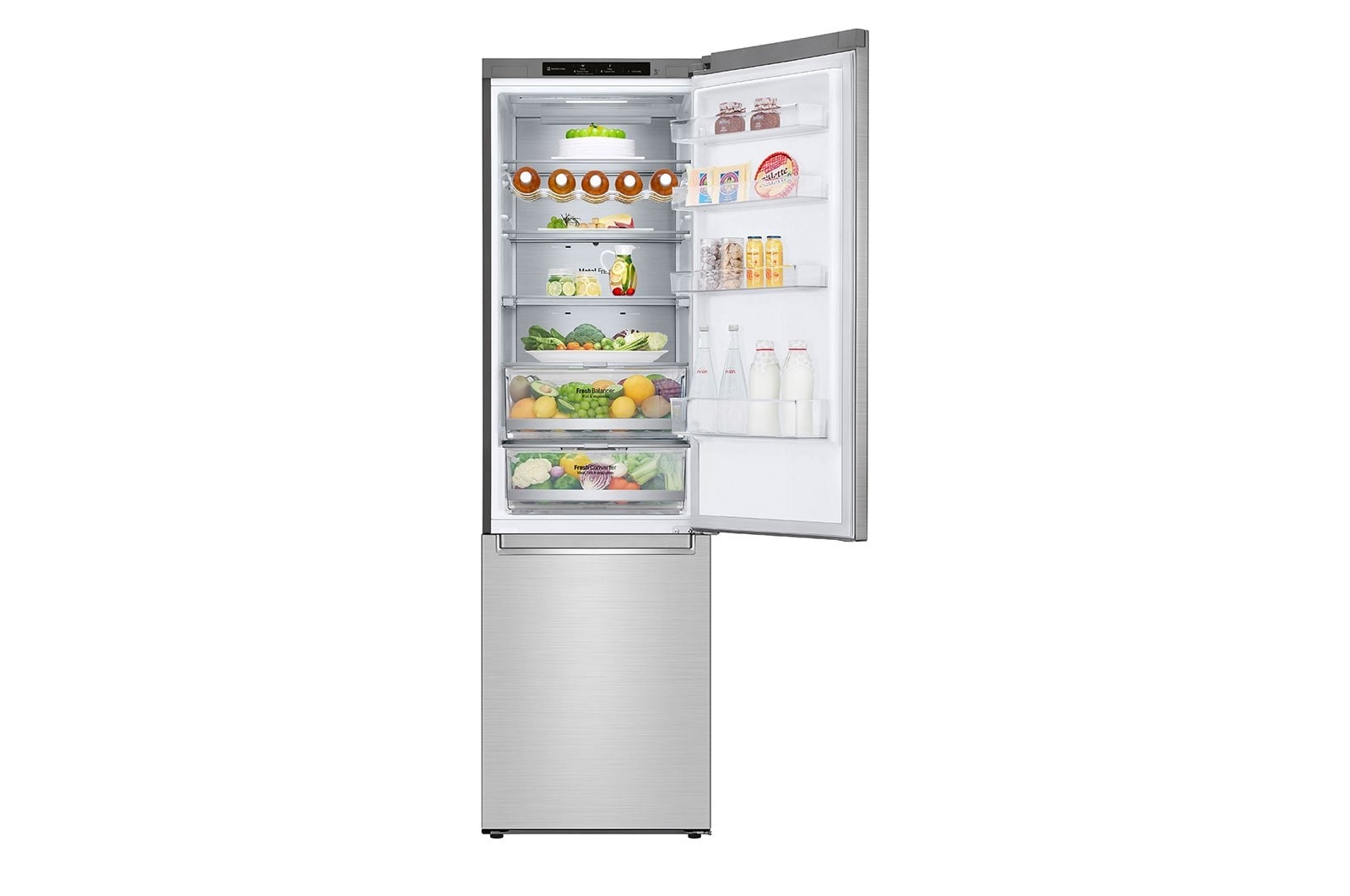 LG GBB92STBAP Inverteres NoFrost hűtő, 277l hűtő/107l fagyasztó, A-energia, Total NoFrost, Lineáris kompresszor, DoorCooling+™, FRESHConverter™ - Image 7