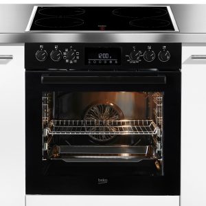 Beko BBUM17341BE beépíthető sütő és Indukciós főzőlap szett