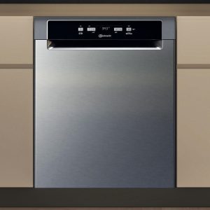 Bauknecht B0U D641A X Pult alá  beépíthető 3-kosaras mosogatógép, A+++, 14-teríték, INOX